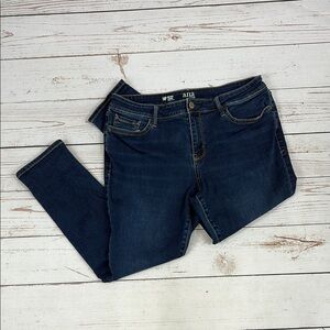 a.n.a Blue Skinny Jeans with Rich Indigo Hue